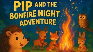 Pip and the Bonfire Night Adventure ✨ | Cozy Bedtime Story for Kids