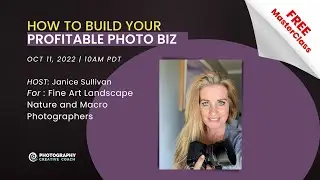 Learn How to Build a Profitable Photography Business