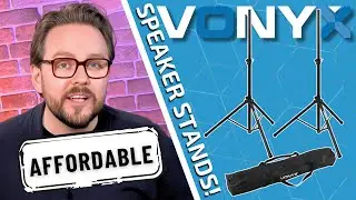 The BEST Budget Speaker Stands? 🔥 Vonyx LS01K Tripod PA Speaker Stand Set with Carry Bag