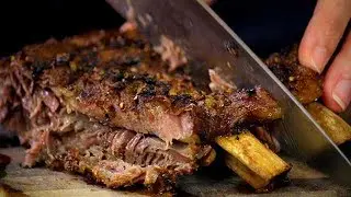 Beef rib braai