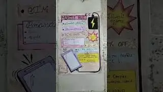Mobile Hub #shorts #project #mobilehub #assignment #artandcraft #diy
