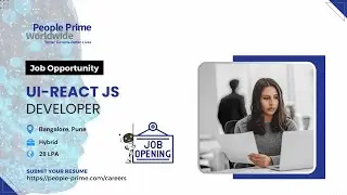 🔥 UI React JS Developer Job | 6-8 Yrs Exp | 21-28 LPA 💼 | Bangalore & Pune 📍