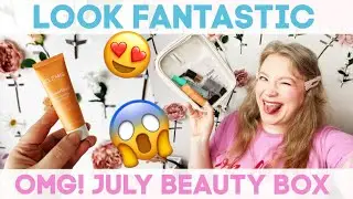 Look Fantastic July Beauty Box Unboxing!! WOW! What A MEGA BOX!!!!