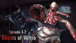 Resident Evil: Revelations | Episode 3-2: Ghosts of Veltro - FIRST BOSS FIGHT! (With Commentary)