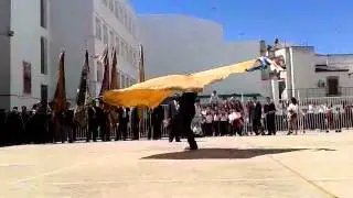Las banderas en el Colegio Virgen de la Cabeza