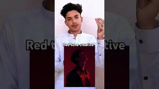 Red tone creative photography 🤯🥵 PicsArt photo editing Tutorials #shorts #tutorial