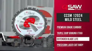 CCSM12024 Mild Steel QSaw Circular Saw Blade