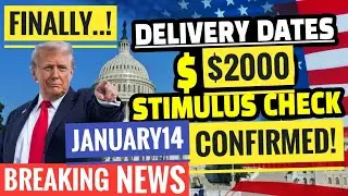 JANUARY 14th🔥BREAKING 📈$2000 Stimulus Checks💰Supere Court Decision?🎉+Social Security Pay SSI,SSDI?✅