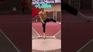 MASSIVE Shot Put training throw from 2x Olympic Champion Ryan Crouser 🔥🔥🔥 (RARE FOOTAGE)