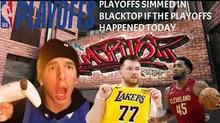 I Simulated The Nba Playoffs In Blacktop Using Todays NBA Standings In NBA2K26!!!
