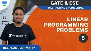 LPP | Simplex Method - 5 | GATE & ESE | IE & OR  | Deep Sangeet Maity