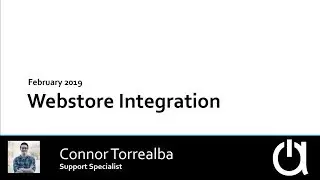 Webstore Integration with Acctivate