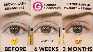 ОБЗОР СЫВОРОТКИ ДЛЯ УКРЕПЛЕНИЯ РЕСНИЦ И БРОВЕЙ GRANDE COSMETICS | РЕЗУЛЬТАТЫ ЗА 3 МЕСЯЦА