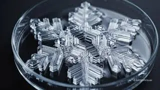 Satisfying Snowflake Formation in Petri Dish ❄️ Relaxing ASMR for Sleep & Calm #asmr #christmas