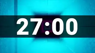 27 Minute Timer with Cool Upbeat Music for Kids, Chill Instrumental Countdown