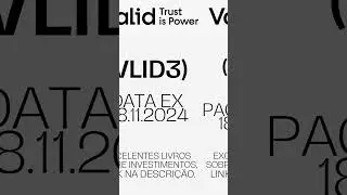 VLID3 |  VALID SOLU&Ccedil;&Otilde;ES SA | AN&Uacute;NCIO DE DIVIDENDOS  NOVEMBRO |  DATA COM | DATA EX | DATA PAGAMENTO