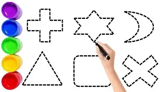 Colorful 2d Shape Fun! Learn Numbers through Vibrant Playground Activities