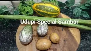 Udupi Style Special Sambar recipe. Traditional and authentic style sambar recipe