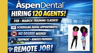 Work From Home Scheduling Dental Appointments | Aspen Dental (Equipment Provided, No Degree)