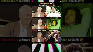 Ajithkumar ~ Interview Modes😎 #manojandshaini #ajithkumar #ajith #thalafans #thala #ajithinterview