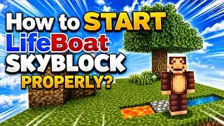 How to START LifeBoat SkyBlock Properly | Beginner Tips