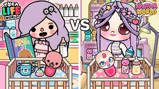 Toca Baby VS Avatar Baby 👶🏻🍼 | Toca Life World | Avatar World | Toca Boca
