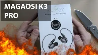 MAGAOSI K3 PRO | РАСПАКОВКА ГИБРИДНЫХ НАУШНИКОВ