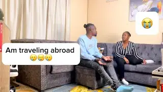 Surprising my Wife  Am Traveling Abroad For Work Prank  “she was really mad at me “😣😣