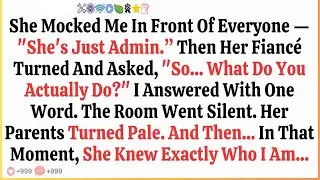 My Sister Mocked Me In Front of Everyone — Then Her Fiancé Turned Pale and Said, “You’re the Judge ”