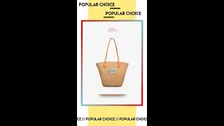 Summer Straw Tote Bag