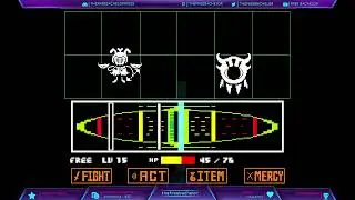 Undertale Genocide Route Blind Run P25 Hotland Core Branch  to Core End Lets Play Livestream