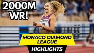 Monaco Diamond League Highlights 2024 | Jessica Hull SHATTERS 2000m World Record