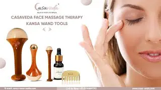 CasaVeda Face Treatment Facial Massage Indian Ayurveda Therapy Kansa Wand Tools