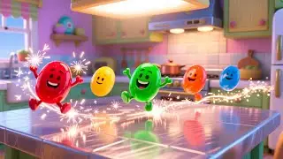Jumping Jellybean Tune 🍬🎵 | Fun Kids Learning Video | Preschool Educational Adventure