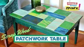 Scrap Wood Patchwork Table