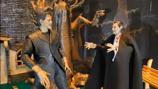 Dracula vs The Frankenstein Monster - Horror Stop Motion Animation