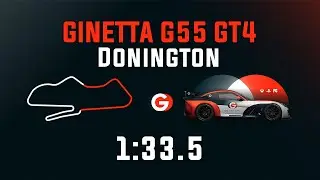 Donington Park 1:33.5 - Ginetta G55 GT4 - GO Setups | ACC 1.9.5