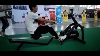 Commercial Fitness Magnetic Rower Exercise Machine - Foldable Rowing Machine with Monitor