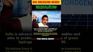 🌱 India Targets 5 MT Green Hydrogen by 2030 | #Shorts