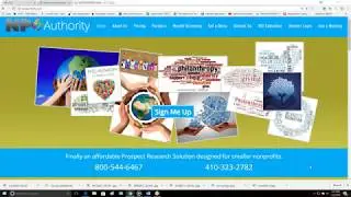 NPOAuthority Finding donors who gave to like minded organizations