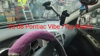 Установка магнитолы Pontiac Vibe или Toyota Matrix 03-08