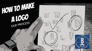 HOW TO MAKE A LOGO... Our Process / From Paper Draft to Digital.
