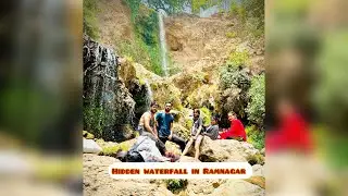 Hidden Waterfall (Gem) in Ramnagar, Finally pauch hi gaye😂😂  #pleaselikeandsubscribe