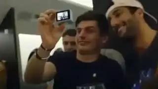 Max getting drunk on his jet for his 22nd birthday 😂 #f1 #formula1 #maxverstappen #viral #trending 