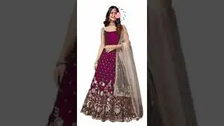 fashionable lengha for girls #shorts #youtube_short #trend #tredndy #fashion #girly #clothes #party