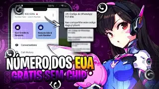 Como Criar N&uacute;mero Americano GR&Aacute;TIS com TextNow para WhatsApp 2025