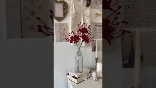 DIY flower making from pipe cleaners😱🔥credit-deryatvas #shorts #diy #viral #tabledecor