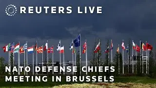 LIVE: NATO defense chiefs meeting wraps up in Brussels