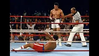 Muhammad Ali knocks down George Foreman | Slow Motion | HD