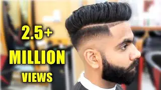 Skin Fade Pompadour Tutorial | Men's Haircut & Hairstyle - SALON 11